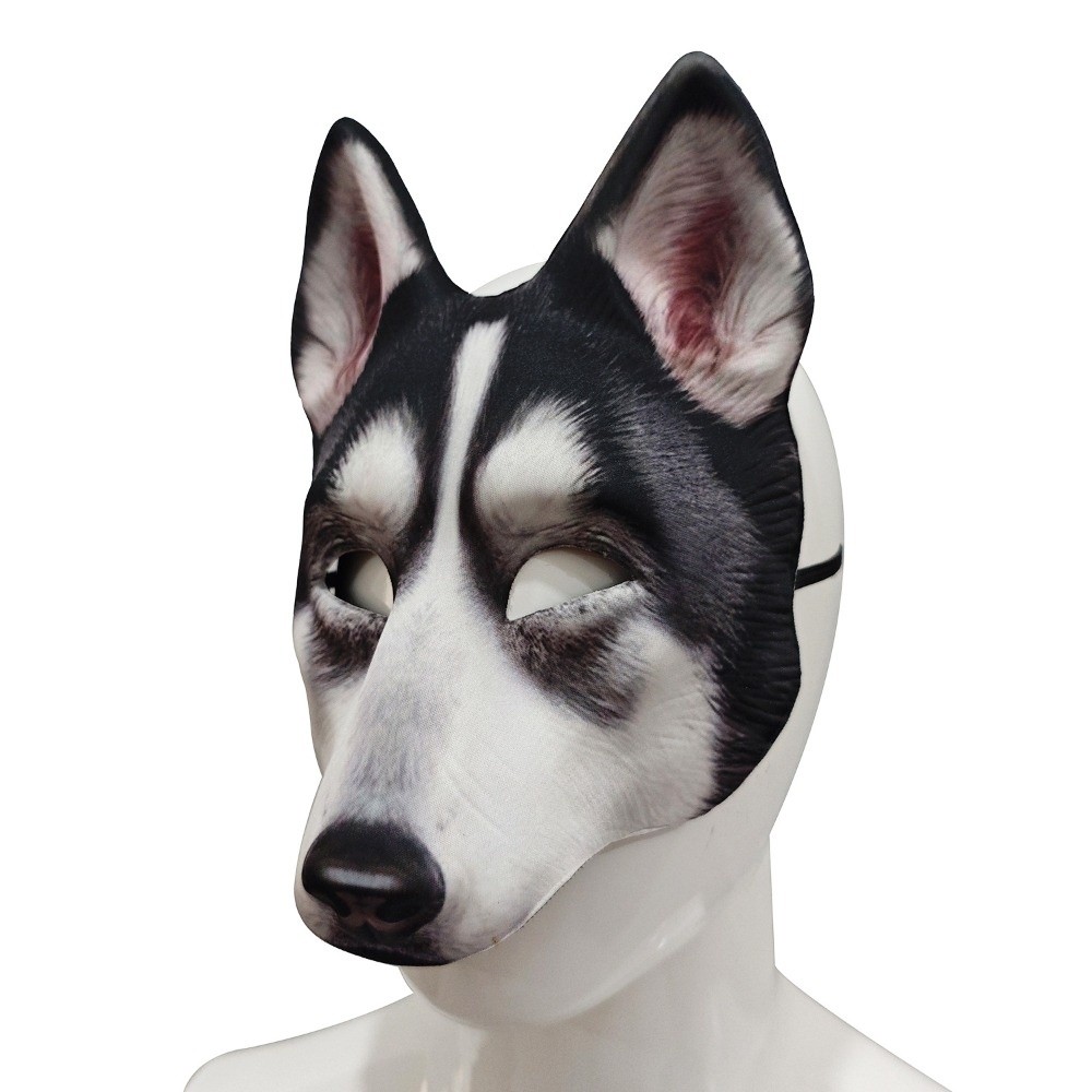 Respirator Half Face - Funny Wolf Halloween Werewolf Mask Husky