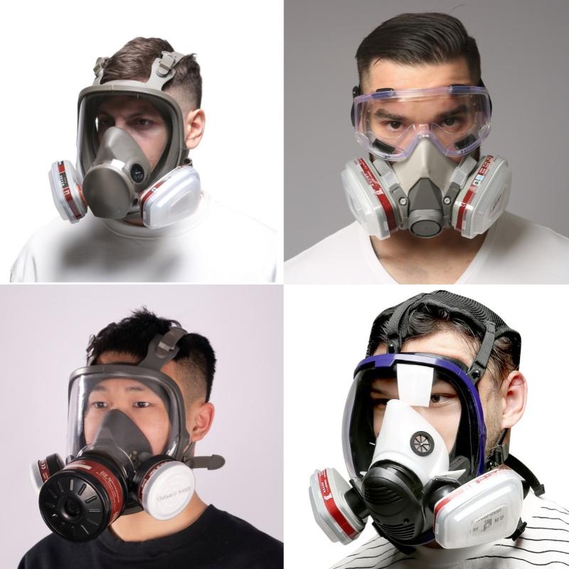 Respirator Half Face - 1 Set Half Face Dust Mask