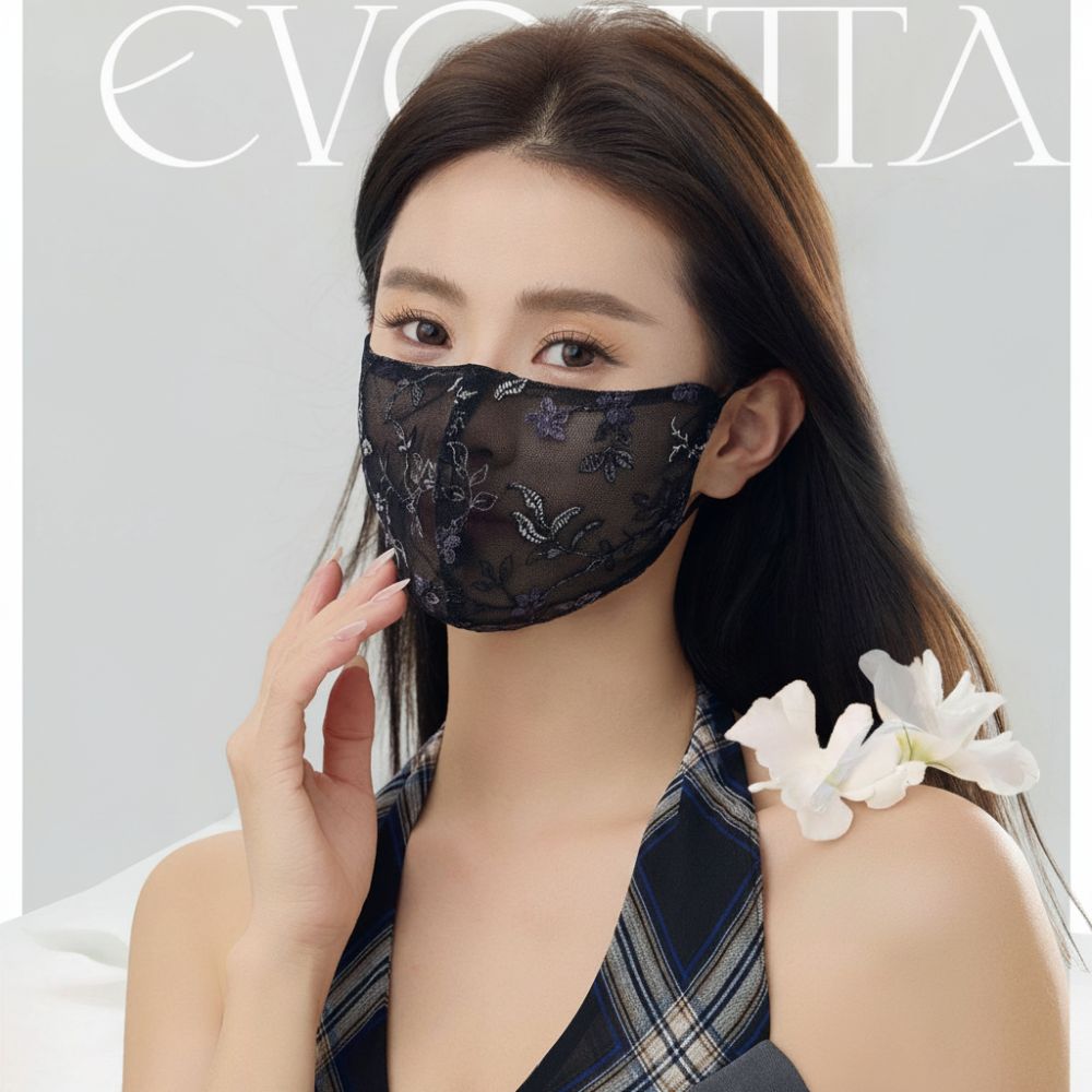 Delicate Embroider Flower Summ - đánh giá và giá Respirator Half Face