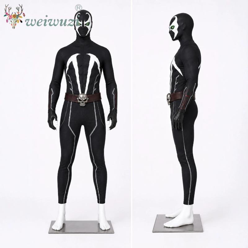 Men Cosplay Costume Full Set B - đánh giá và giá Black Face Mask Pack
