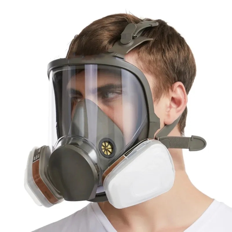 Large Size 6800 Gas Mask Full  - đánh giá và giá Kn95 Respirator Mask